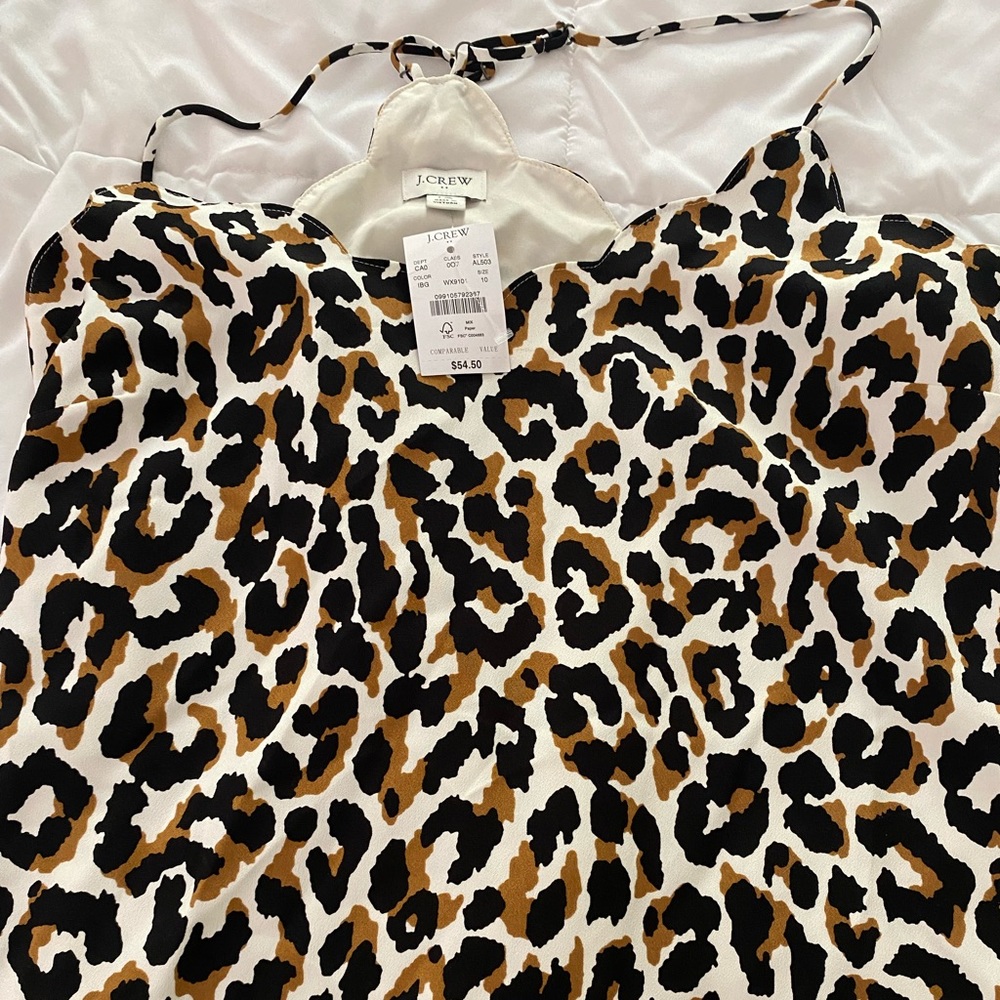 J. Crew New with Tags Size 10 scalloped tank top